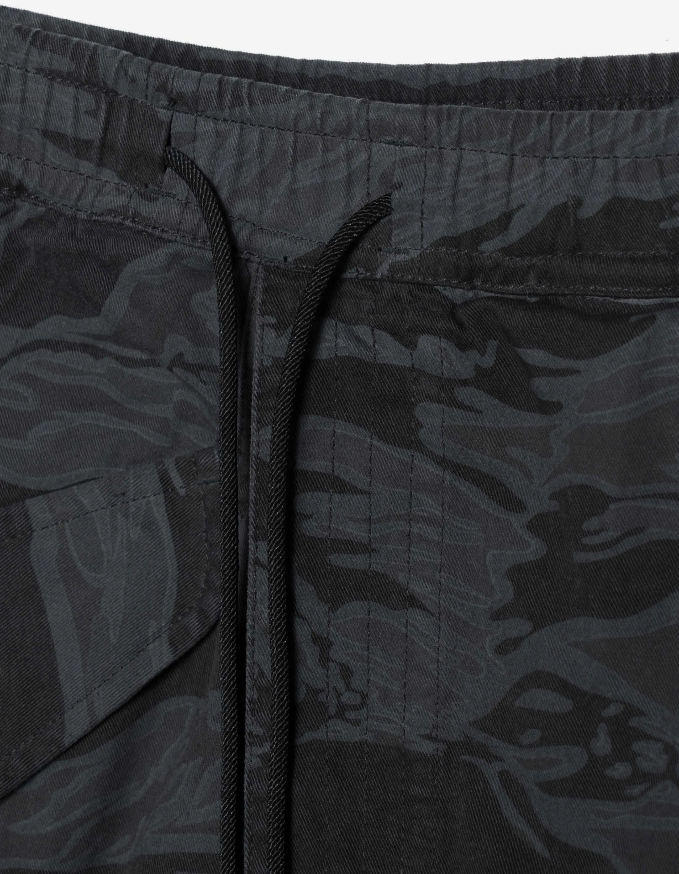 6110 Camo Asym Hakama Track Pants Subdued Night