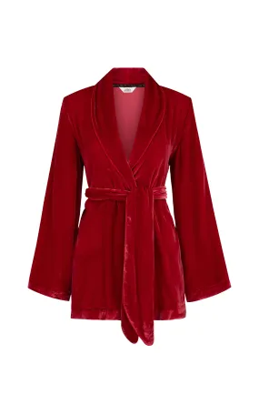 BON VIVANT ROBE {TANGO RED}