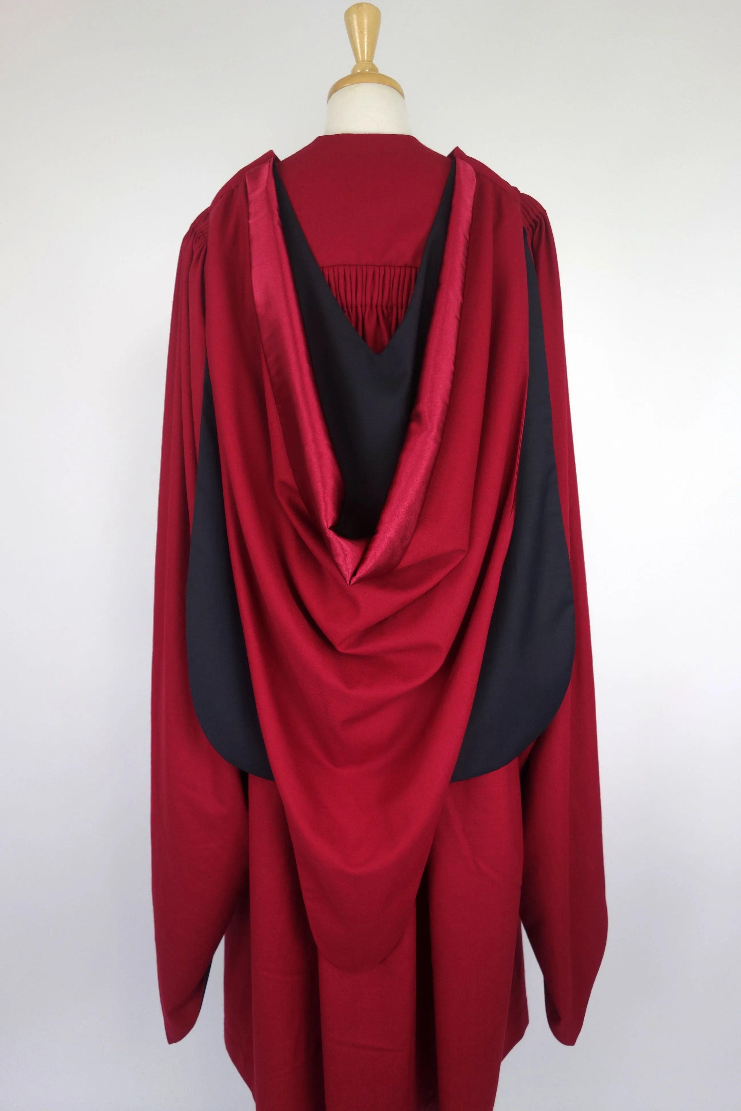 Curtin University PhD Graduation Gown Set - Gown, Hood and Bonnet