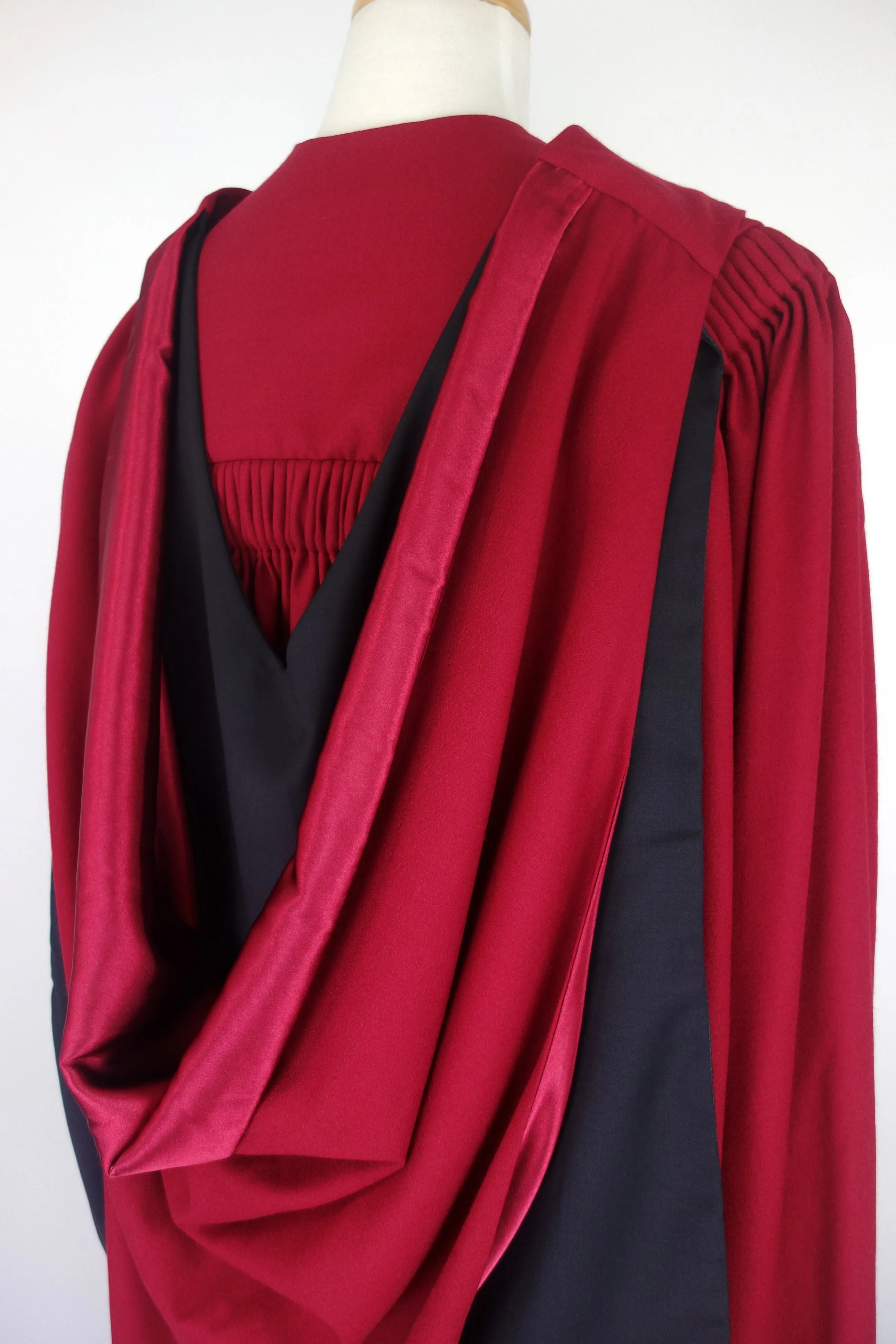 Curtin University PhD Graduation Gown Set - Gown, Hood and Bonnet