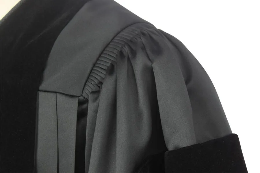 Deluxe Black Pulpit Robe