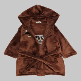 Dog Head Velvet Robe