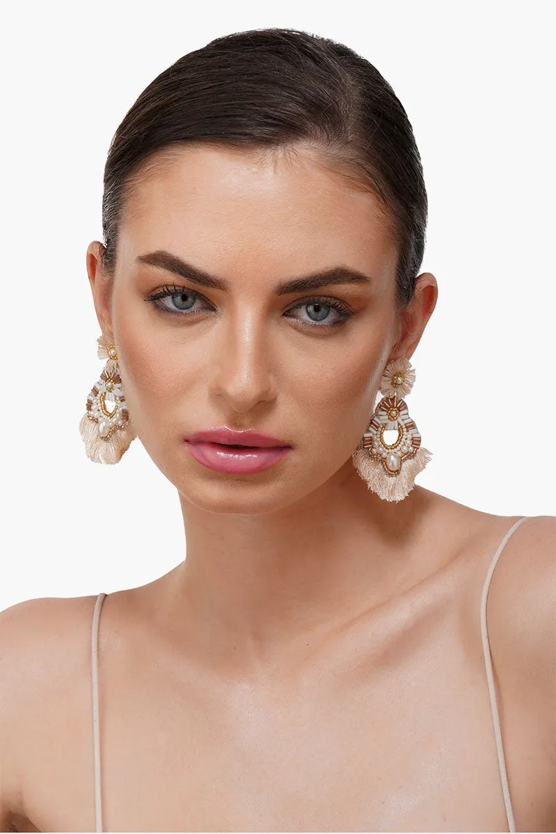 Dreaming of the Beach Fringe Earrings