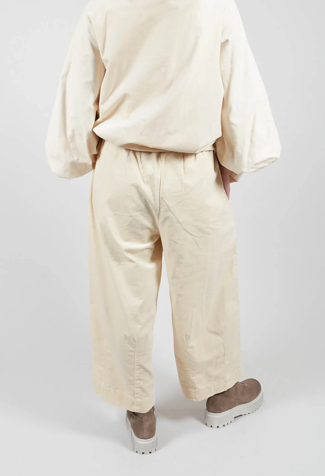 Elasticated Culottes in Cream