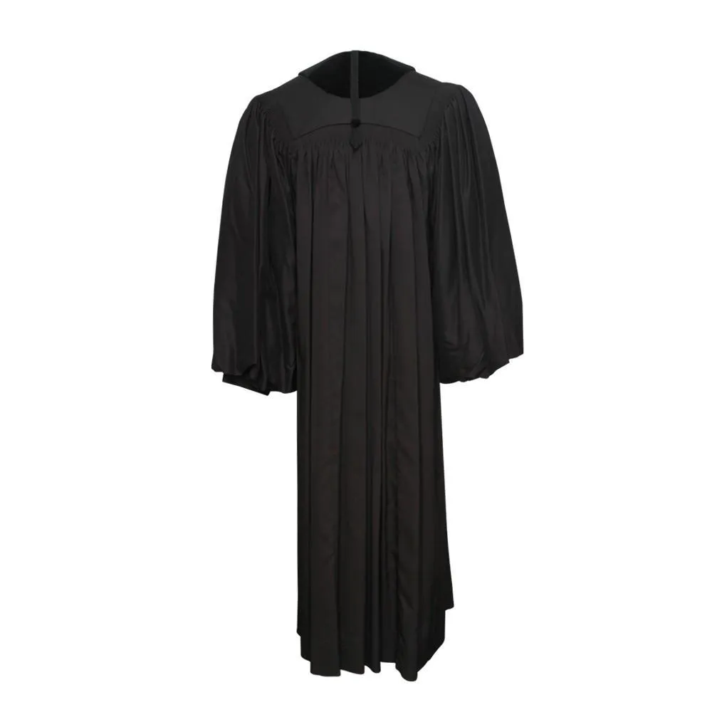 Front Velvet Geneva Clergy Robe - Clergy, Pastor & Minister Robes