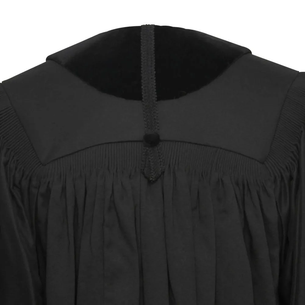 Front Velvet Geneva Clergy Robe - Clergy, Pastor & Minister Robes