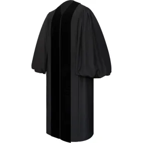 Front Velvet Geneva Pulpit Robe