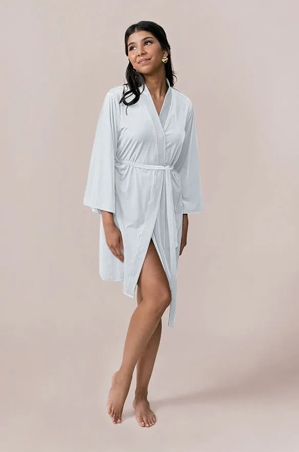 Getting Ready Velvet Robe | Made To Order