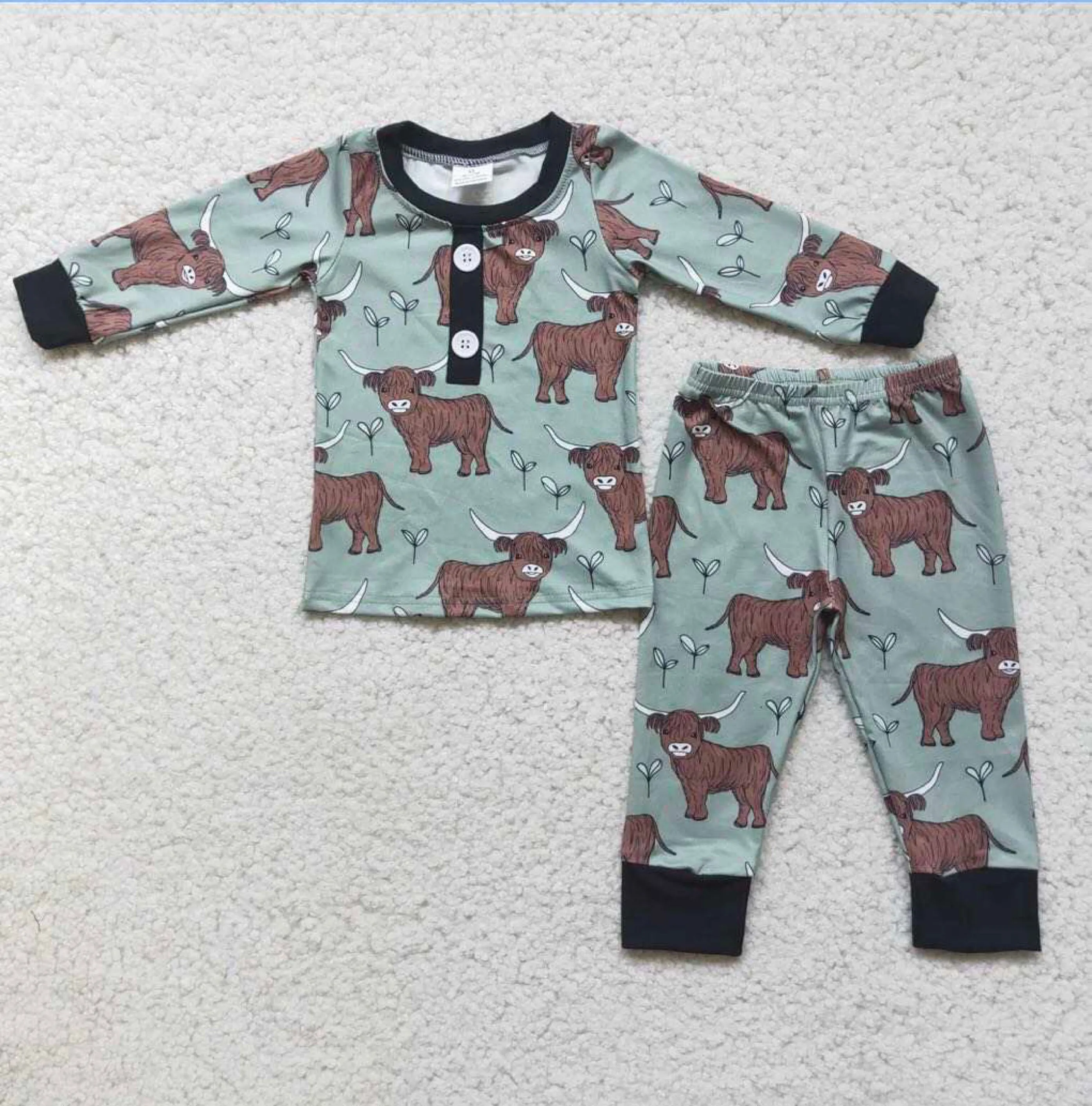 Horse boy pajamas outfit