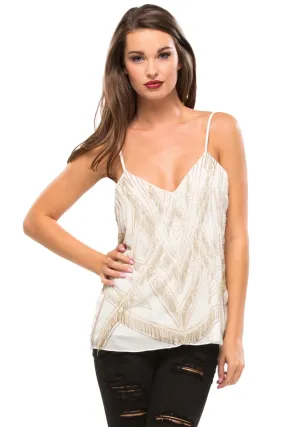 Marley Beaded Fringe Tank