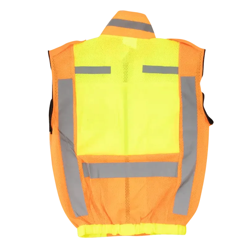 Metro reflective lime & orange detachable sleeves jackets