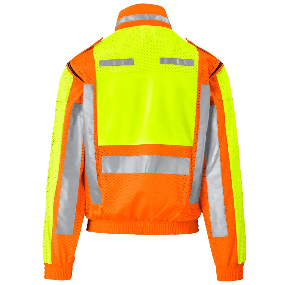 Metro reflective lime & orange detachable sleeves jackets