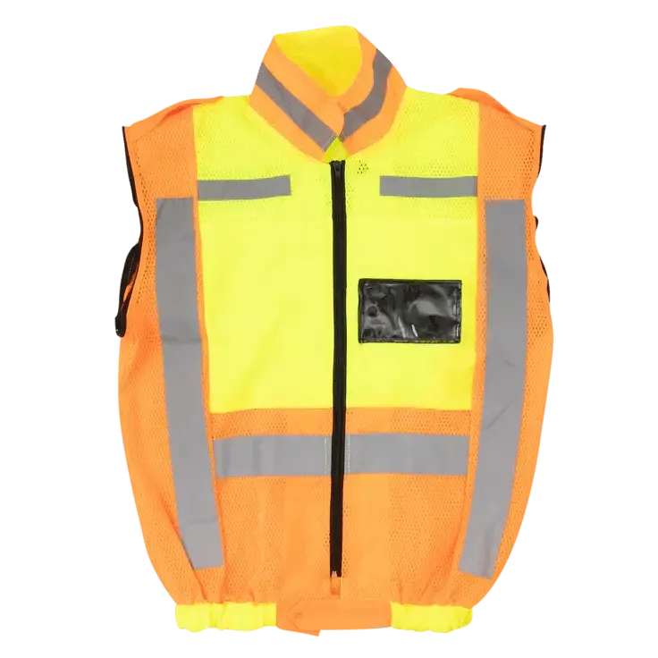 Metro reflective lime & orange detachable sleeves jackets