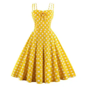 POLKA DOT PARTY SWING DRESS