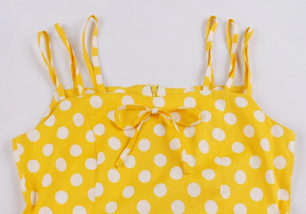 POLKA DOT PARTY SWING DRESS