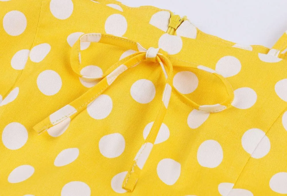 POLKA DOT PARTY SWING DRESS