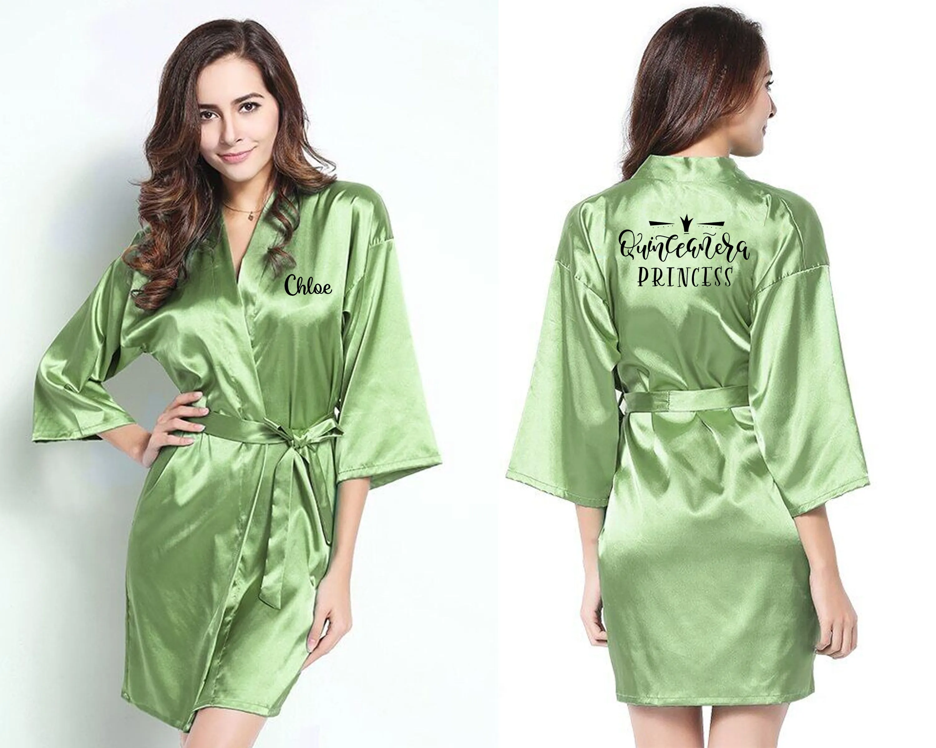 Quinceanera Satin Robes