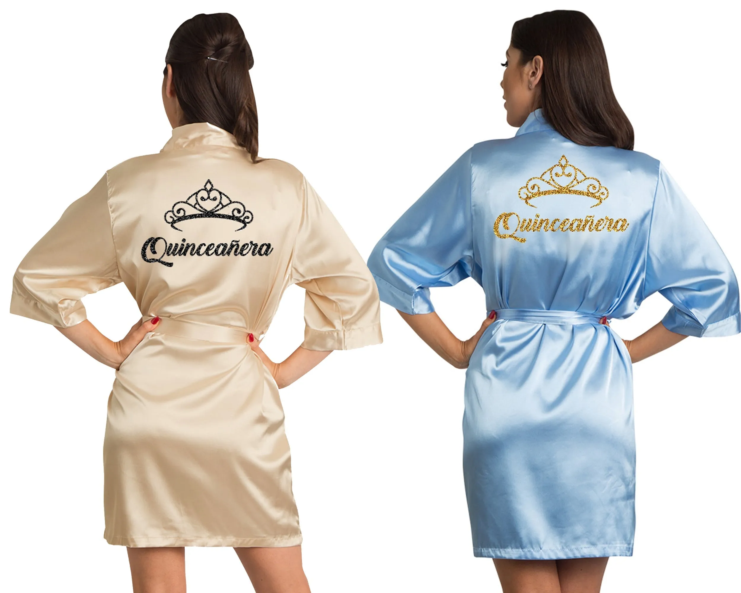 Quinceanera Satin Robes