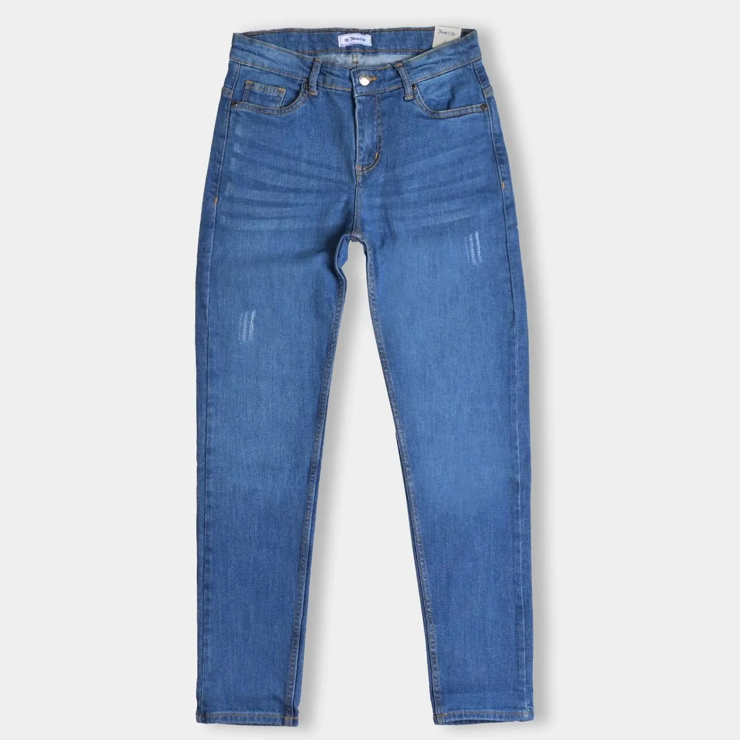 Teens Denim Pant -Mid Blue