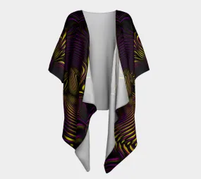 Velvet Flow Draped Kimono