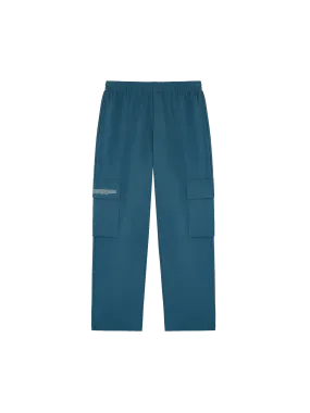 Womens Double Jersey Cargo Track Pants—storm blue